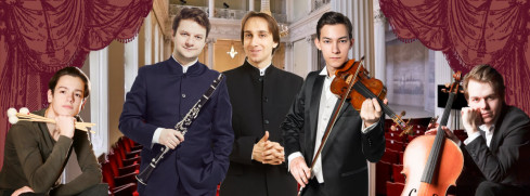 Андрей Тарануха (ударные), Никита Лютиков (кларнет), Василий Степанов (виолончель)Мирослав Култышев (фортепиано), Равиль Ислямов (скрипка),